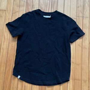 Kangol Black Ribbed Crew Neck Short Sleeve T Shirt Men's Size L
